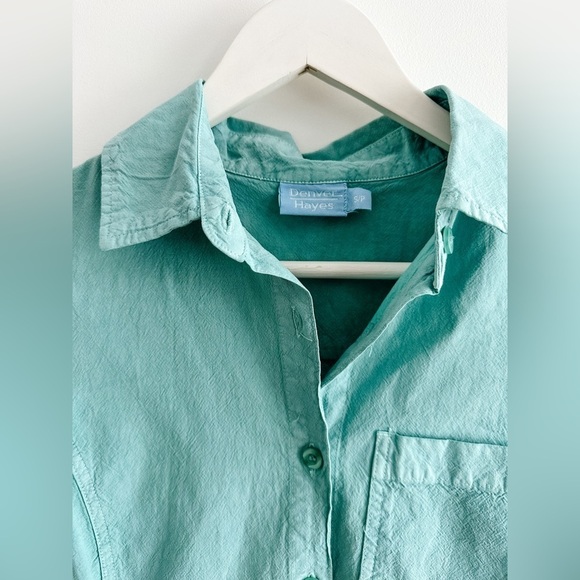 Denver Hayes Sleeveless Button Down Top - Small - Picture 2 of 5